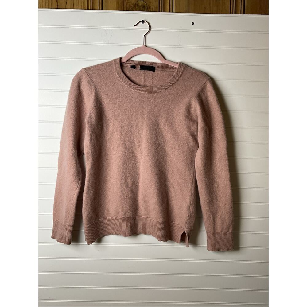 Women's M - ITALY - Saks Fifth Avenue 100% Cashmere Pink Sweater Soft Knit